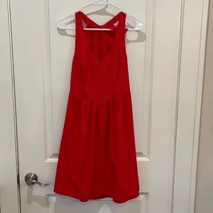 Gently Worn electric red/bright pink dress